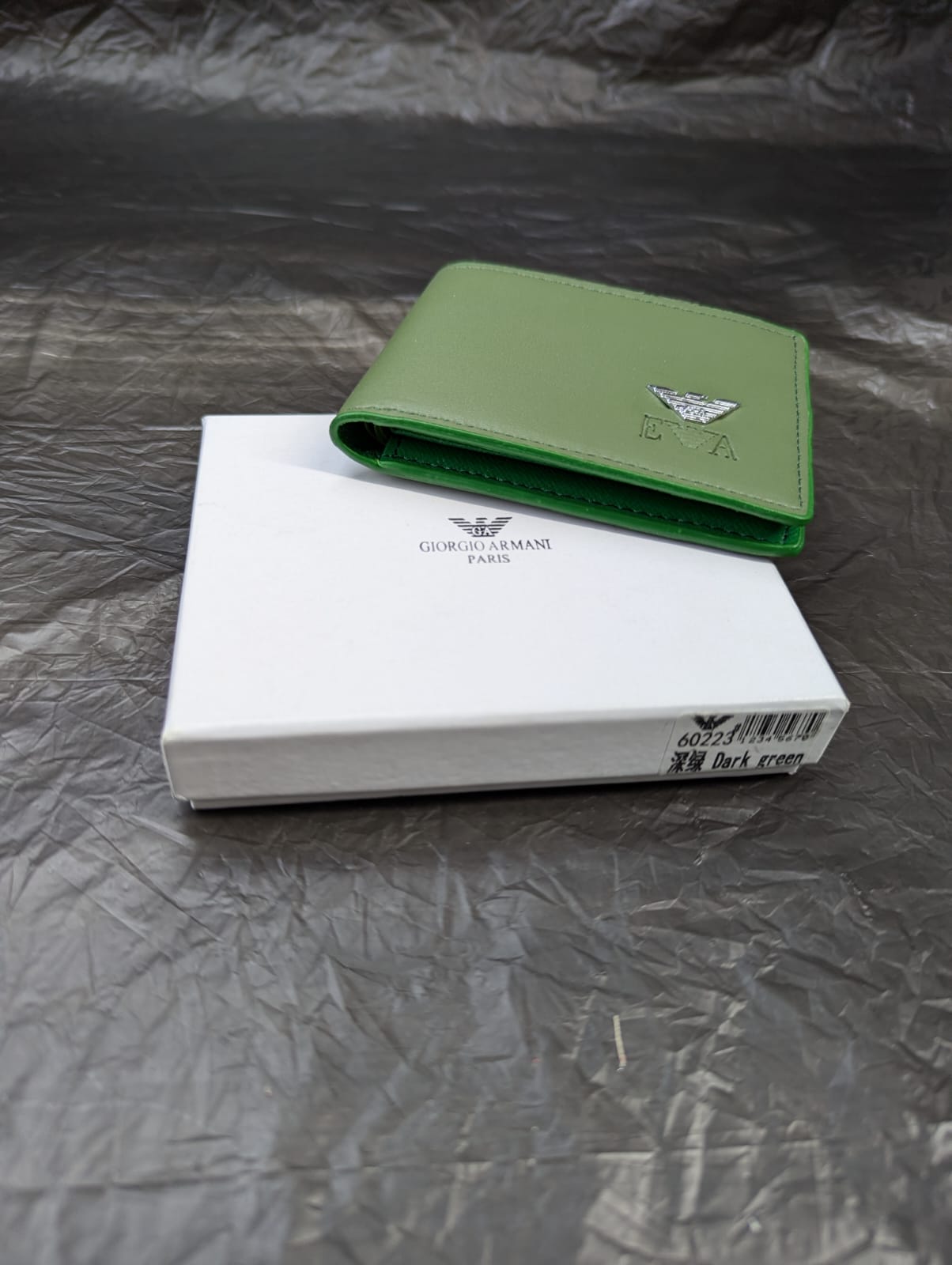 Giorgio Armani WALLET DARK GREEN