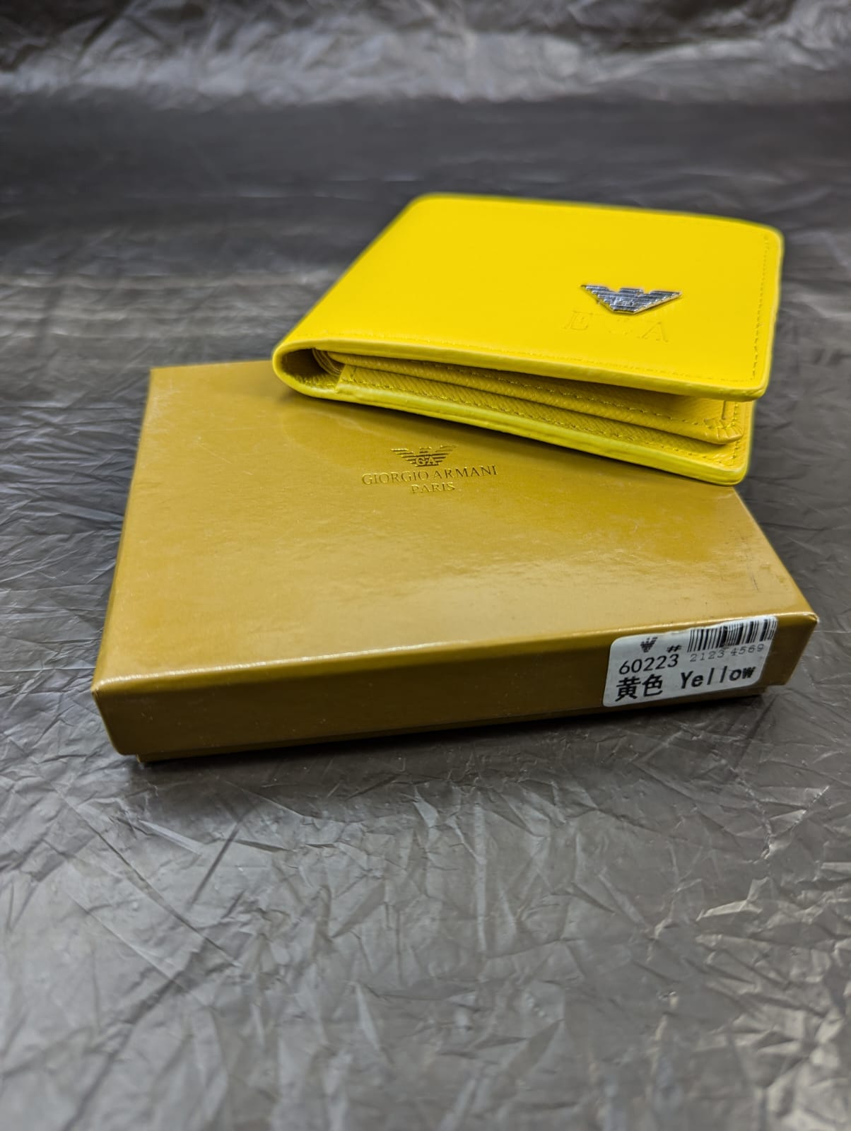 Giorgio Armani WALLET YELLOW