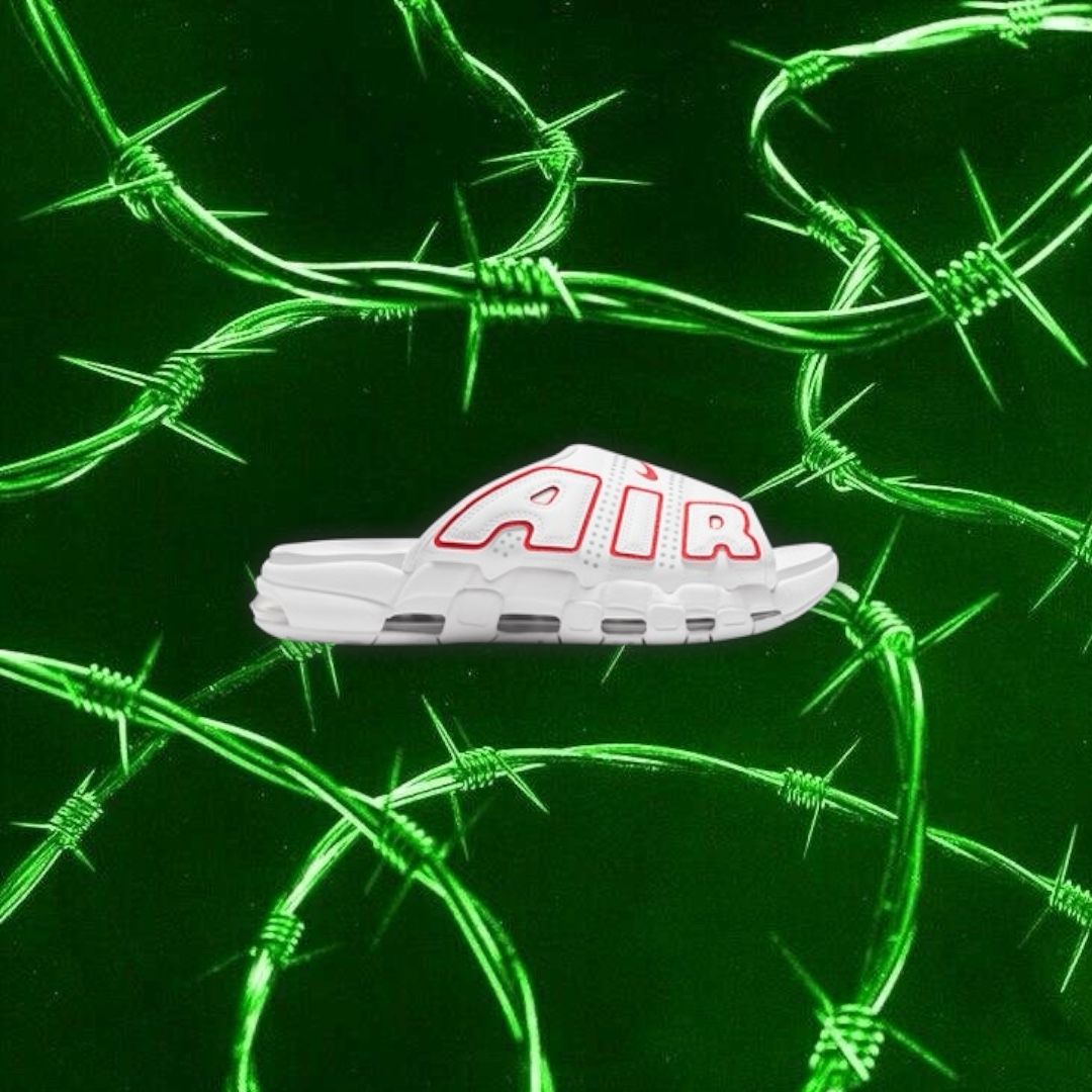 Nike Air More Uptempo 'White Red'