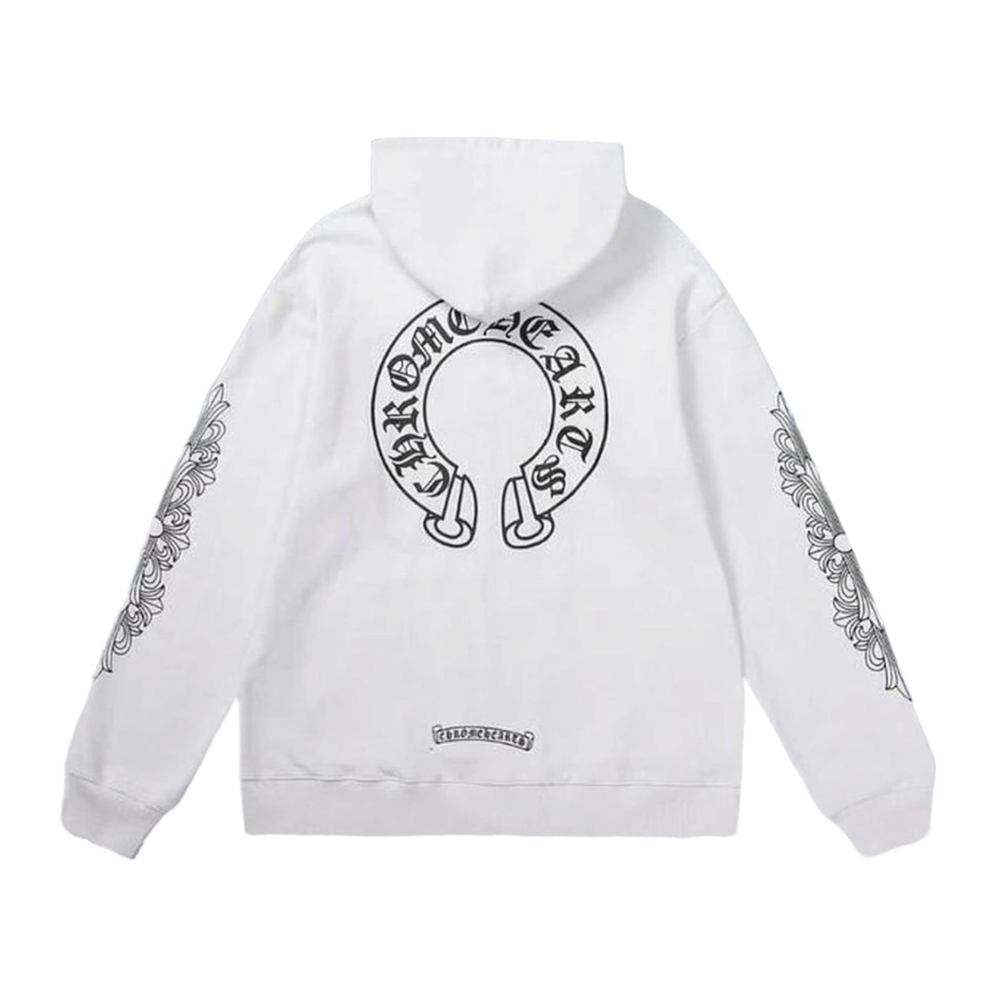 CHROME HEARTS WHITE ZIP UP HOODIE