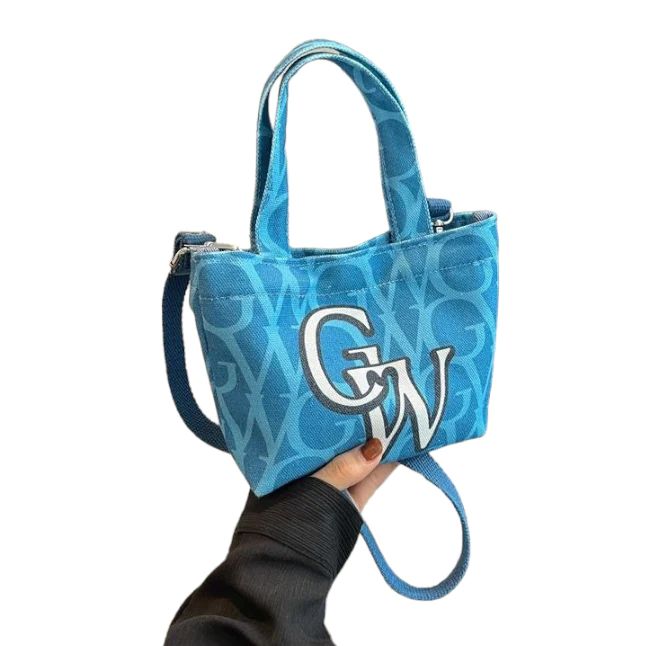 Mini Gentle Woman Canvas Niche Cross body Bag