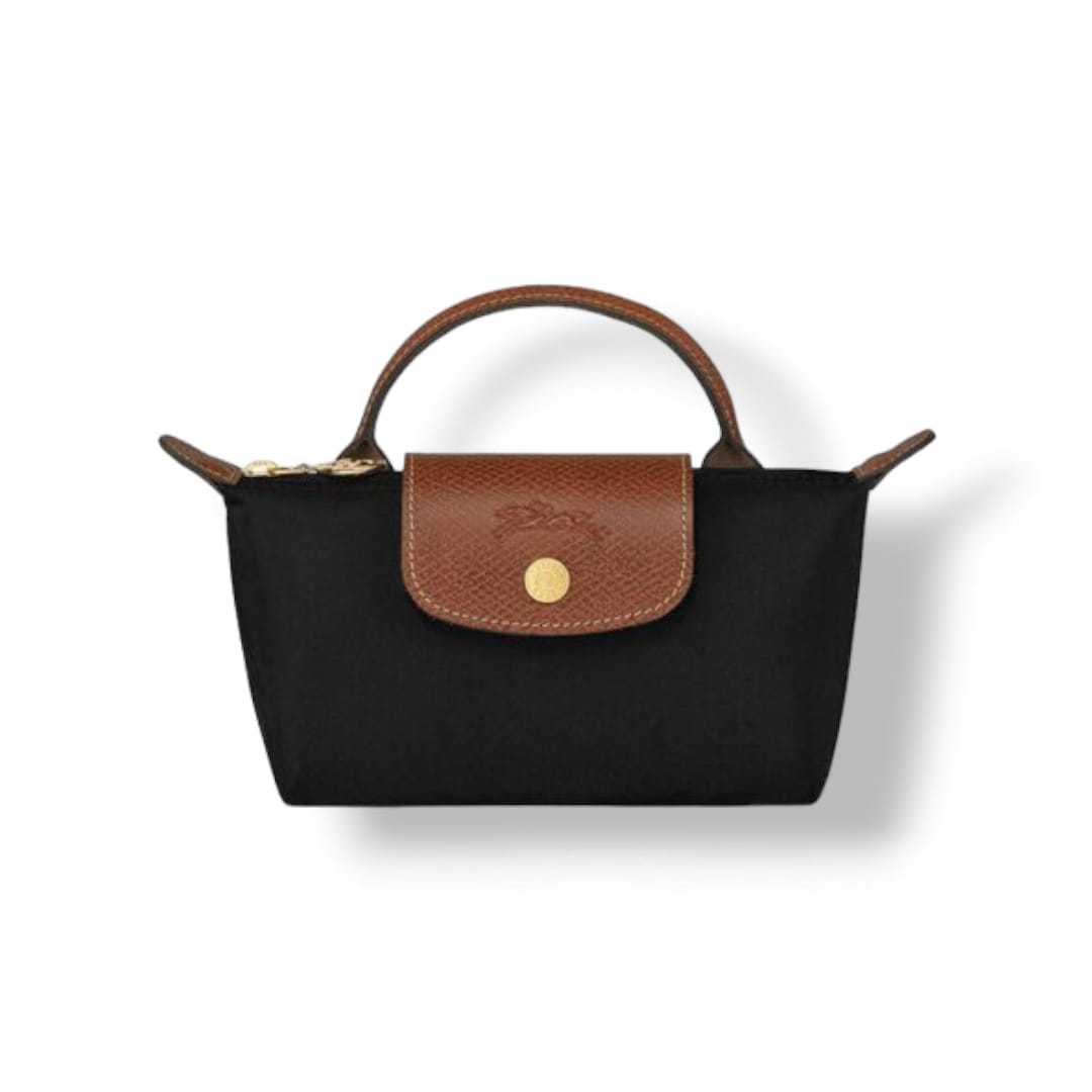 Le Pliage Leather Flap Pouch