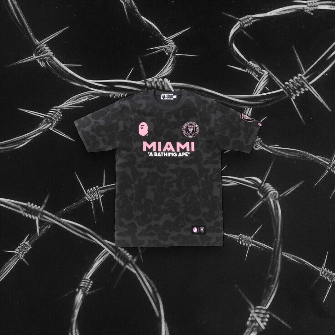 BAPE x Inter Miami CF Camo Tee
