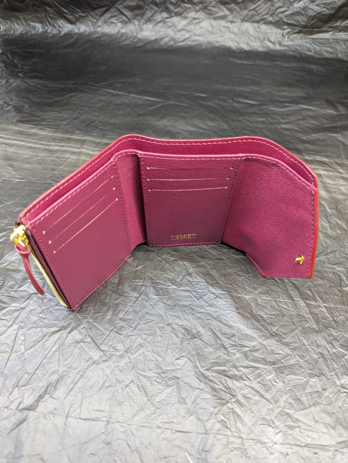 GOYARD Card Holder PURPLE
