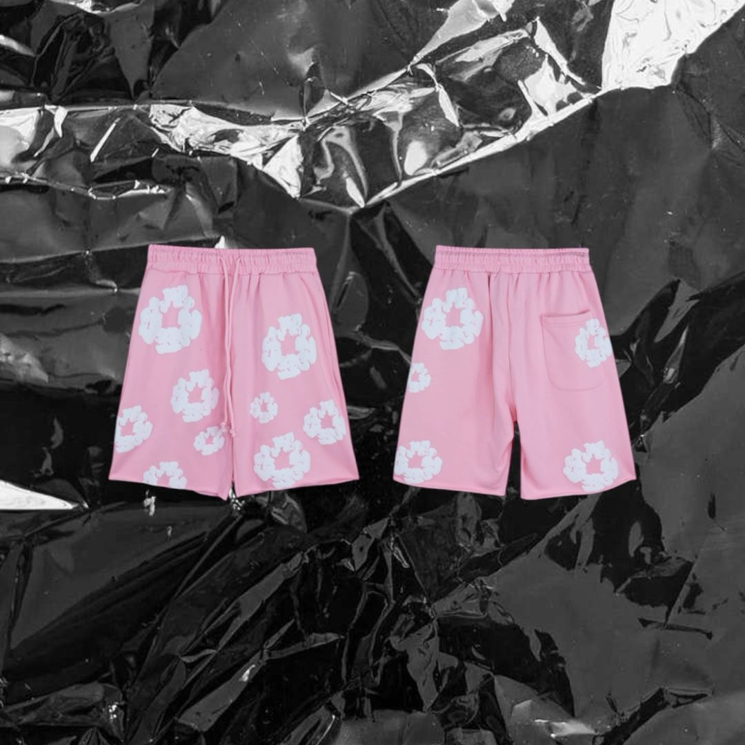 DENIM TEARS THE COTTON WREATH SHORTS