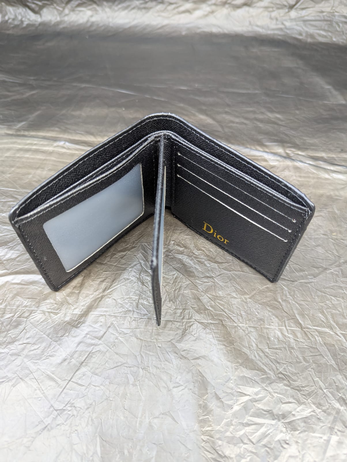 DIOR WALLET BLACK WHITE