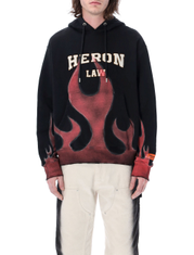 Heron Preston Flame-Printed Drawstring Hoodie