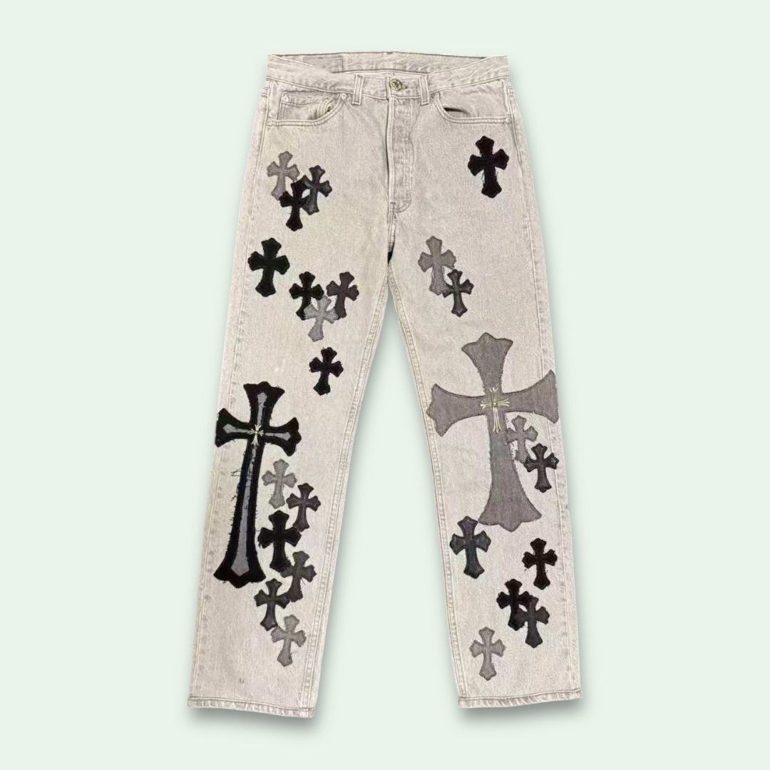 Chrome Hearts CROSS PATCH DENIM