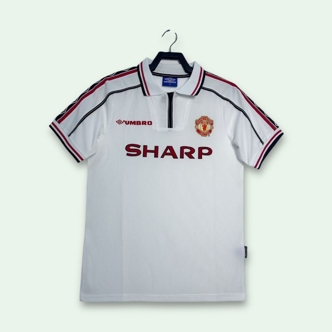 Manchester United 1998 White Retro Jersey