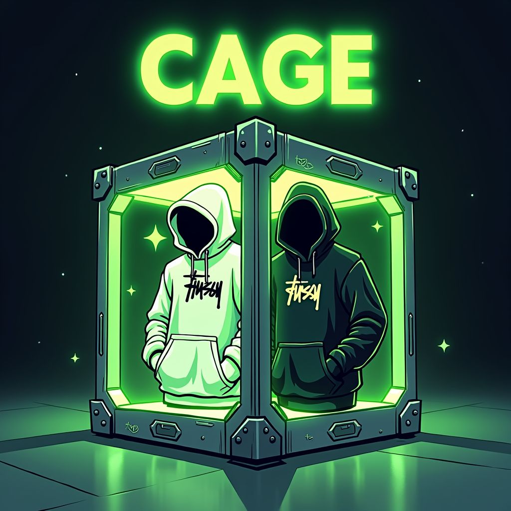 CAGE MYSTERY BOX STUSSY (Hoodie)