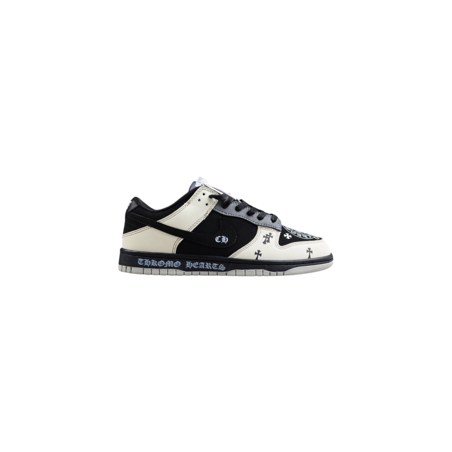 "Chrome Hearts x Nike SB Dunk Low black"
