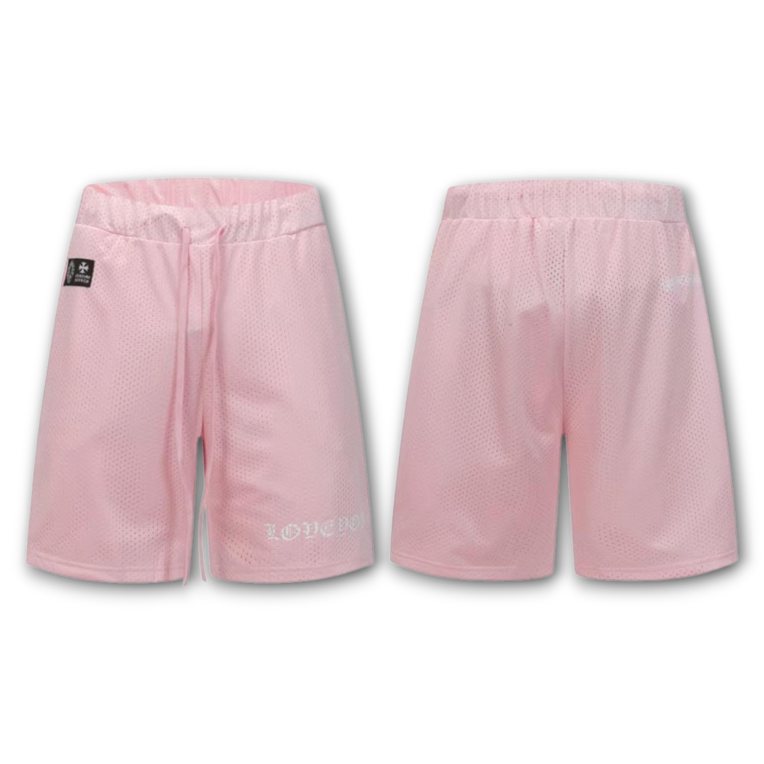 Chrome Hearts Sports Mesh Love You Varsity Shorts