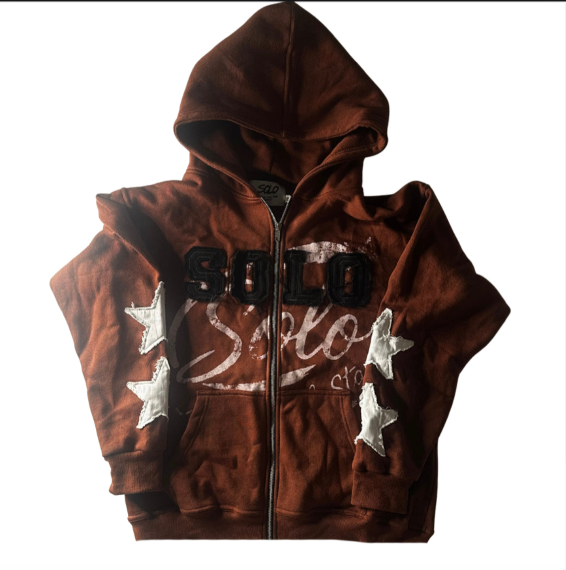 Solo SFTS brown zip ups