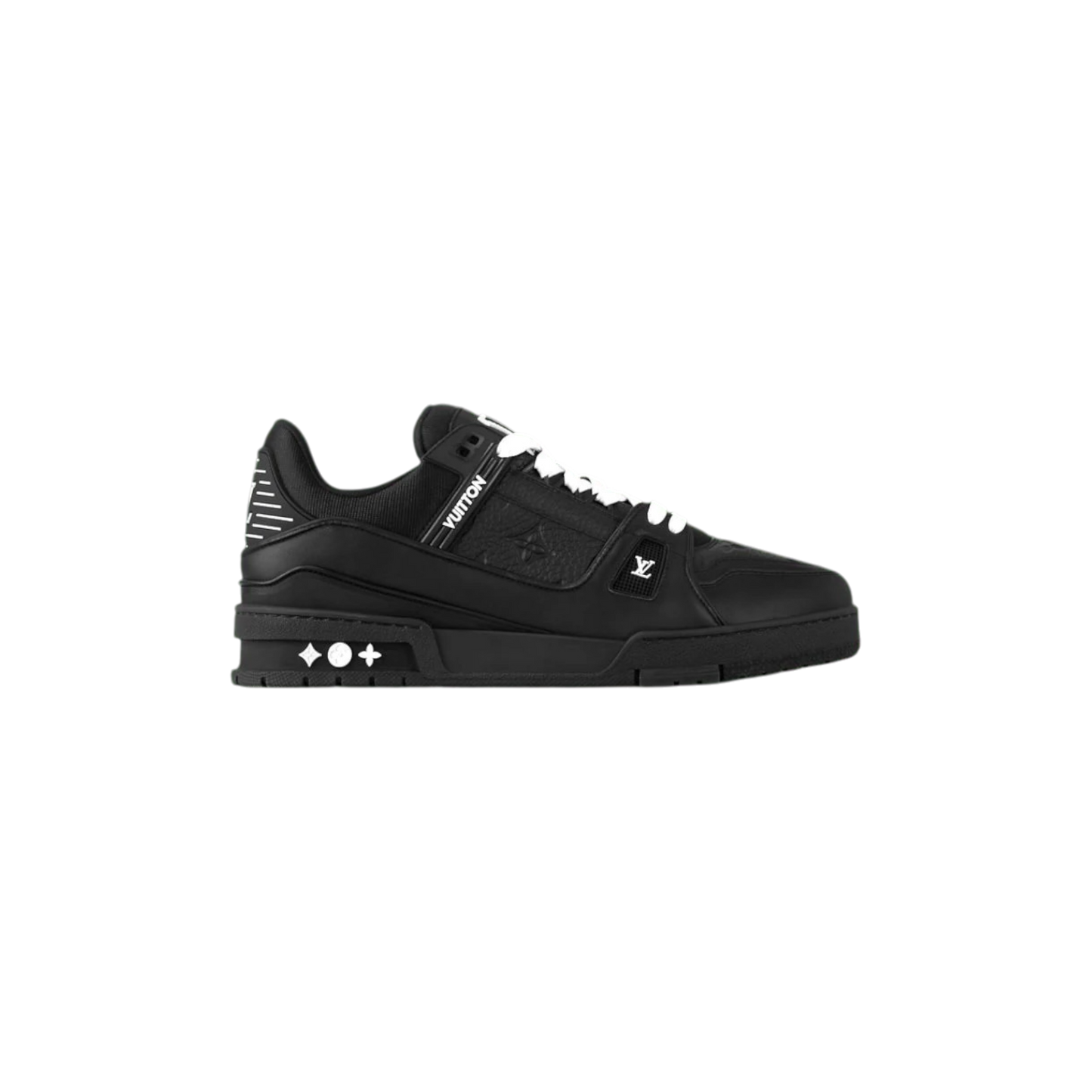Louis Vuitton Trainer Black Embossed Monogram