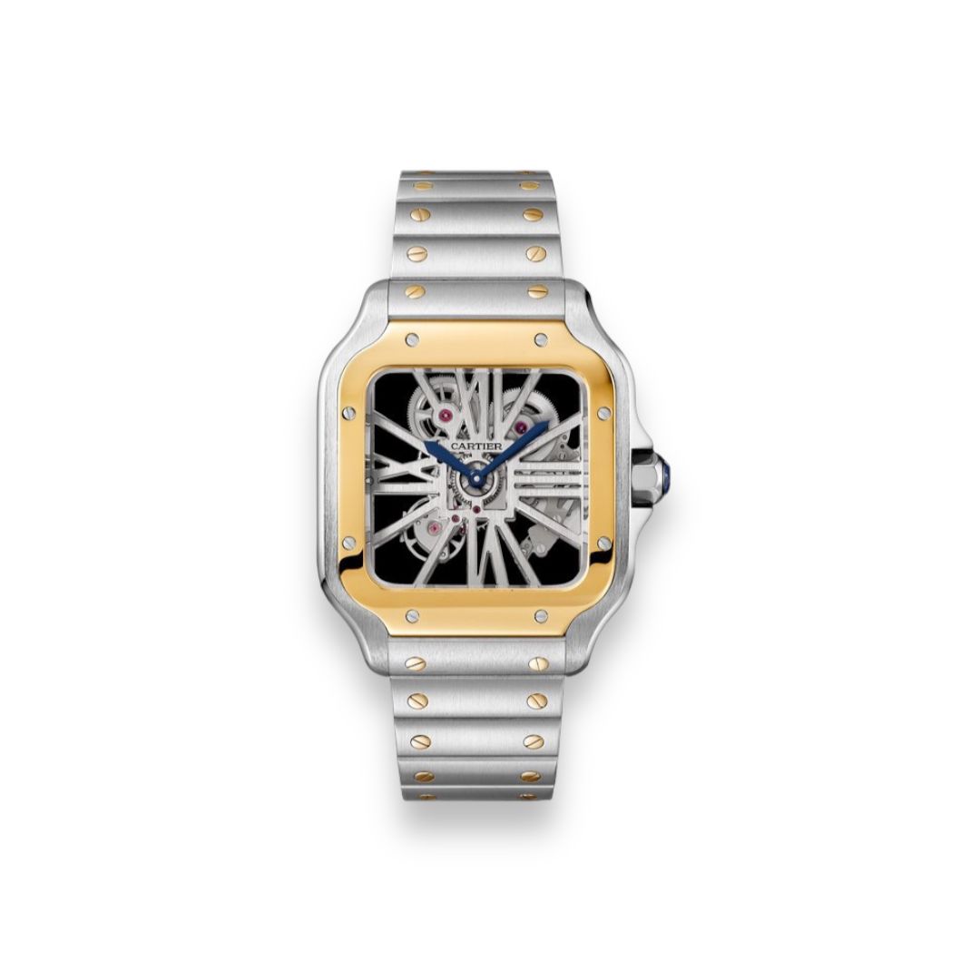 SANTOS DE CARTIER SKELETON WATCH