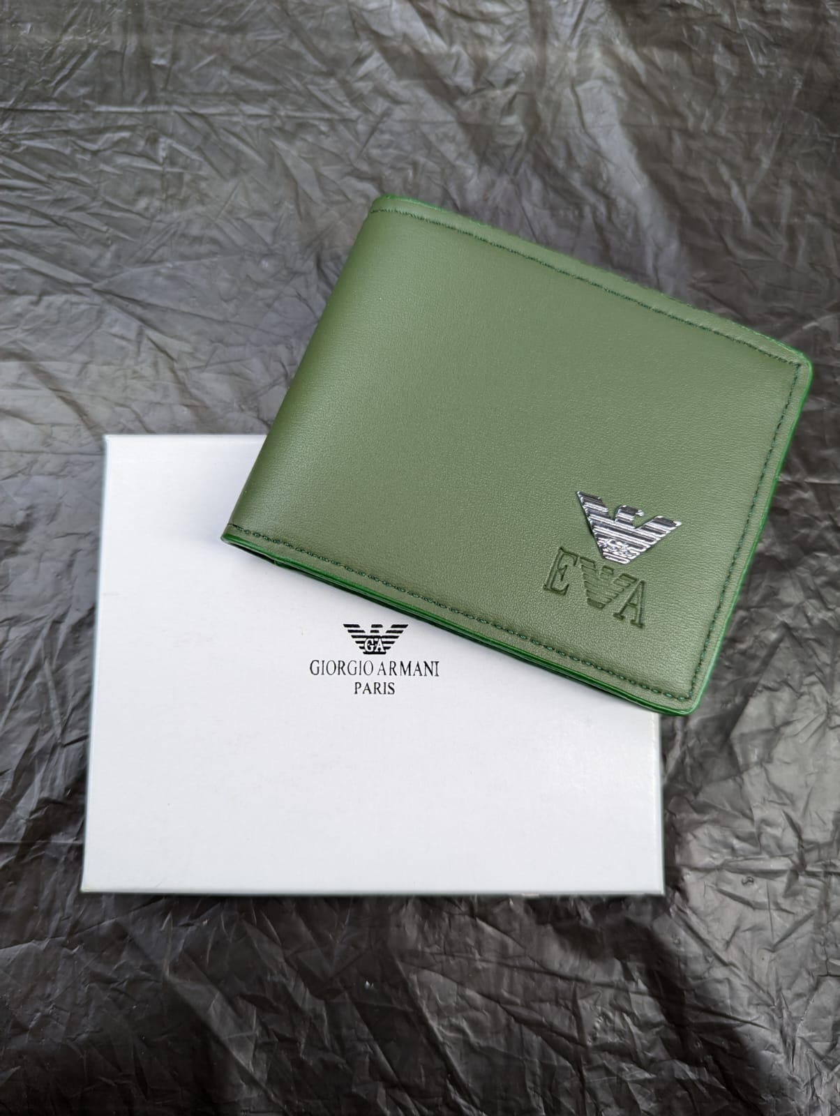 Giorgio Armani WALLET DARK GREEN