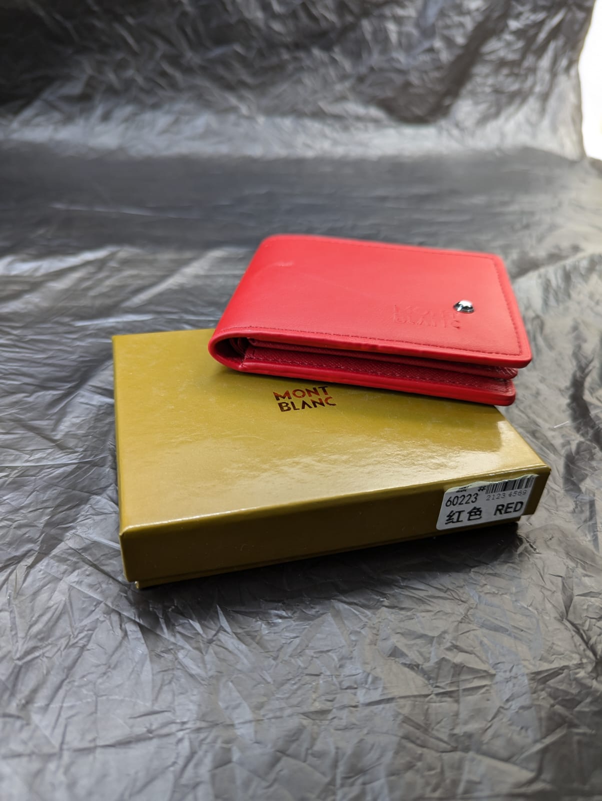 MONT BLANC WALLET RED