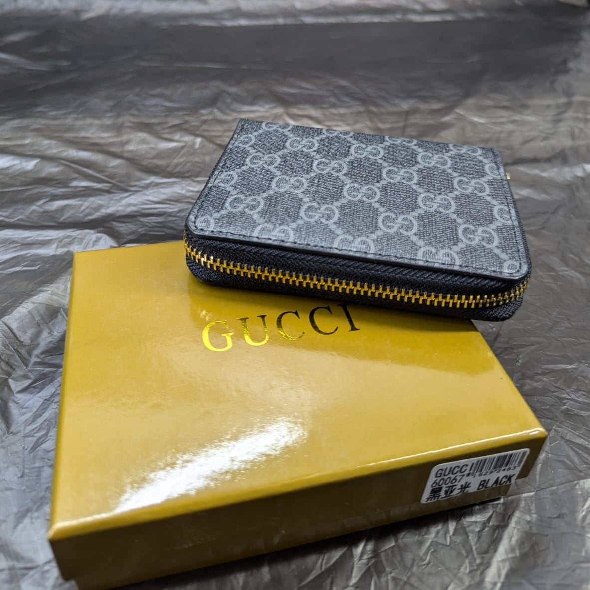 GUCCI Zippy Coin Purse BLACK
