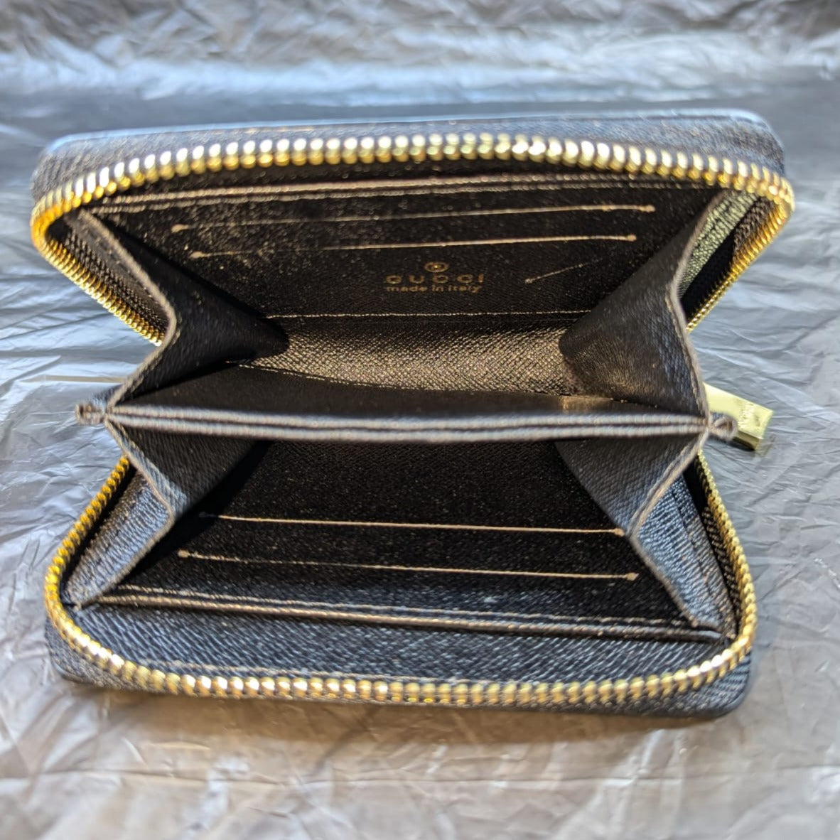 GUCCI Zippy Coin Purse BLACK