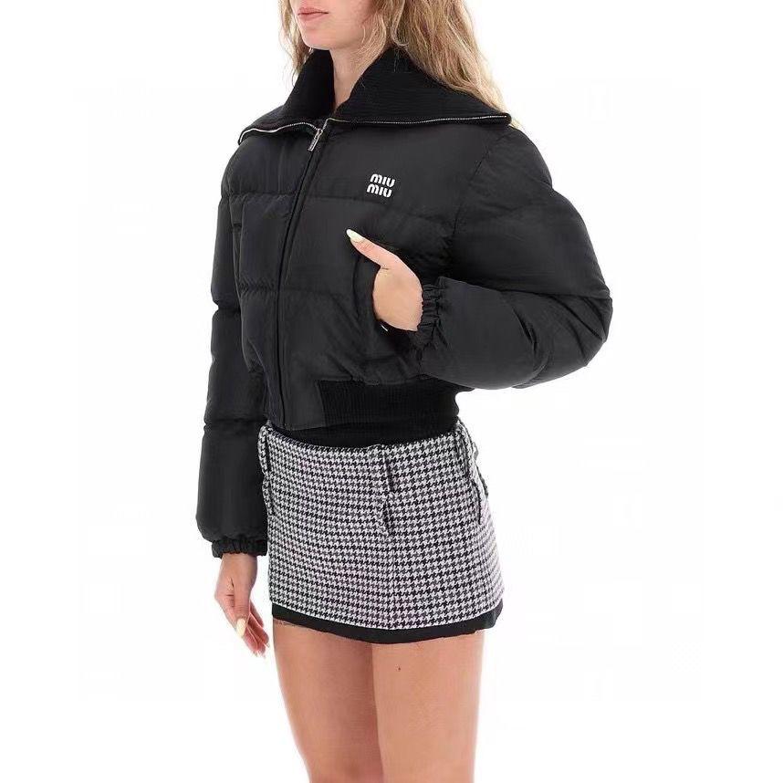 Miu Miu Opal padded bomber jacket