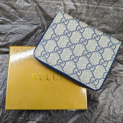 GUCCI Zippy Coin Purse BLUE