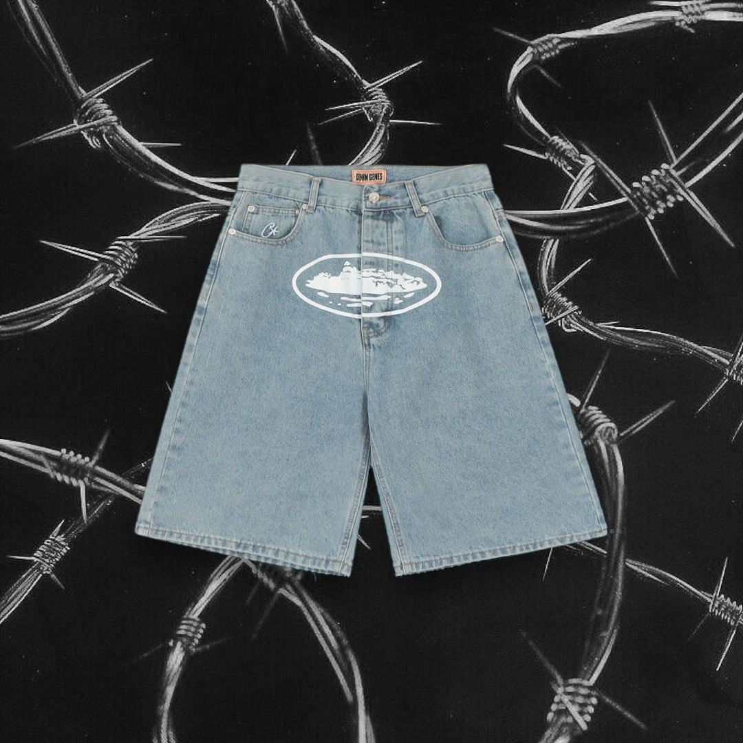 Corteiz Baggy Denim Shorts