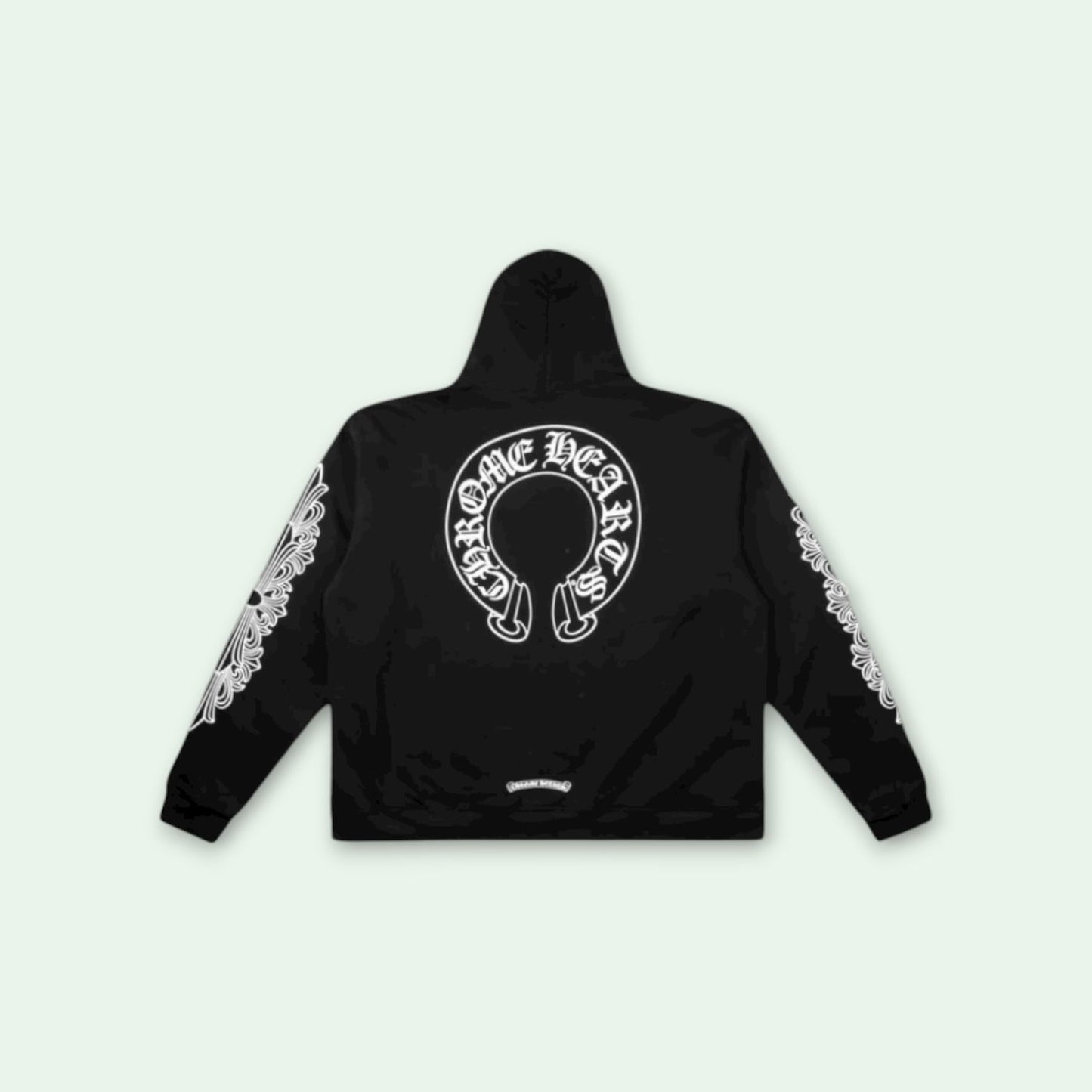 chrome hearts zip up hoodie