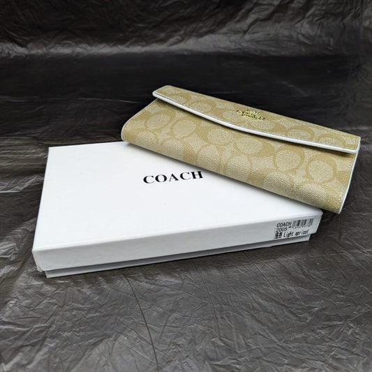 COACH 2N1 Leather Long Fold Wallet for Ladies