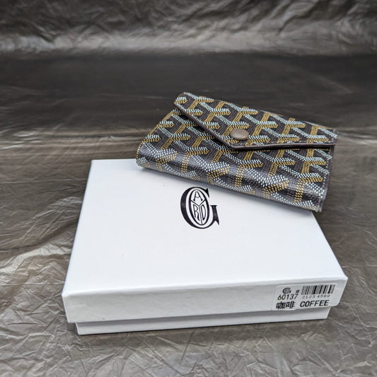 TRI-FOLD GOYARD WALLET COFFEE