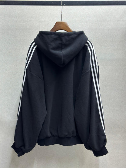 BALENCIAGA ADIDAS ZIP UP HOODIE