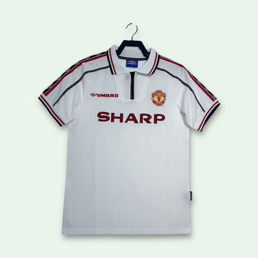 Manchester United 1998 White Retro Jersey
