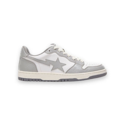 bape court sta white gray