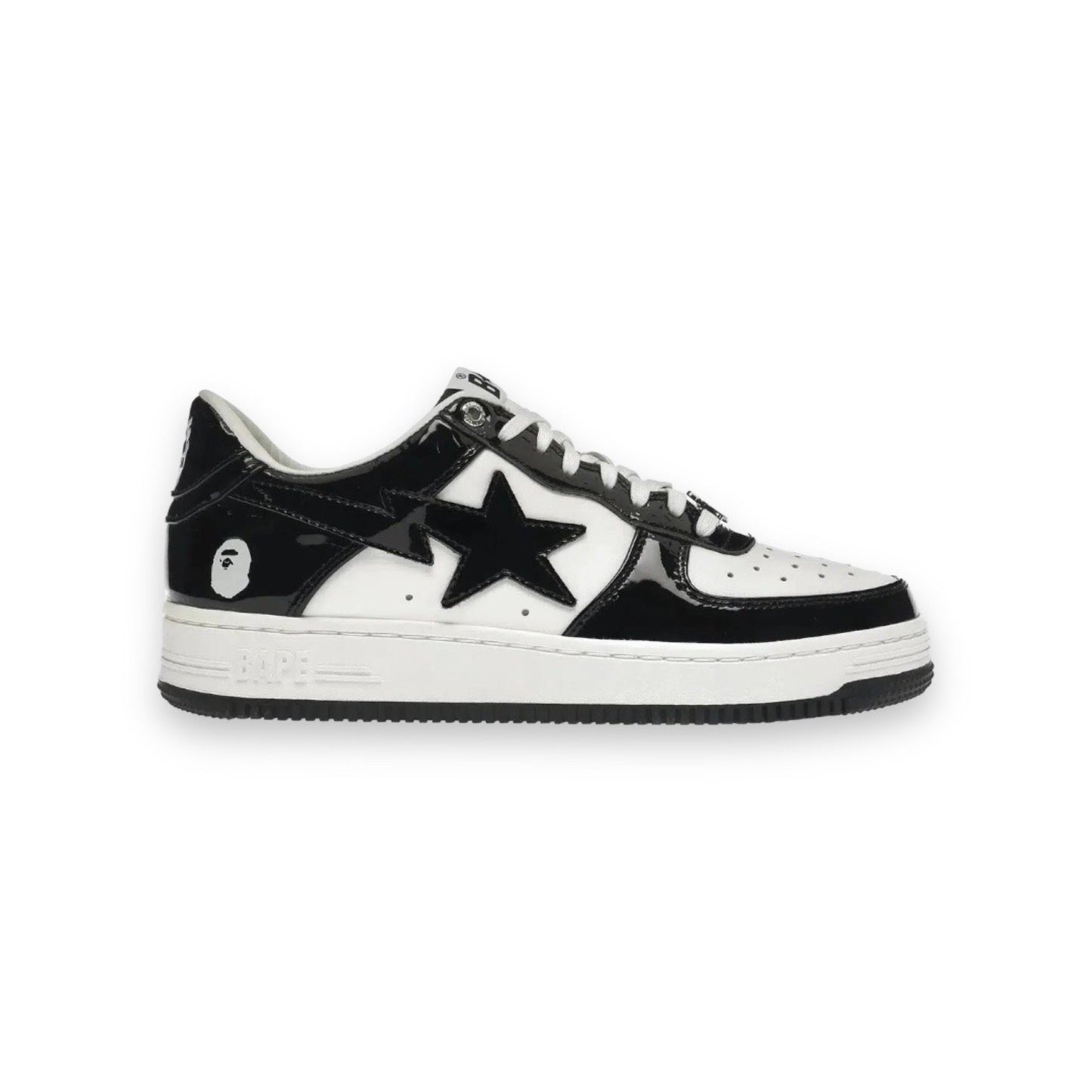 bapesta black white