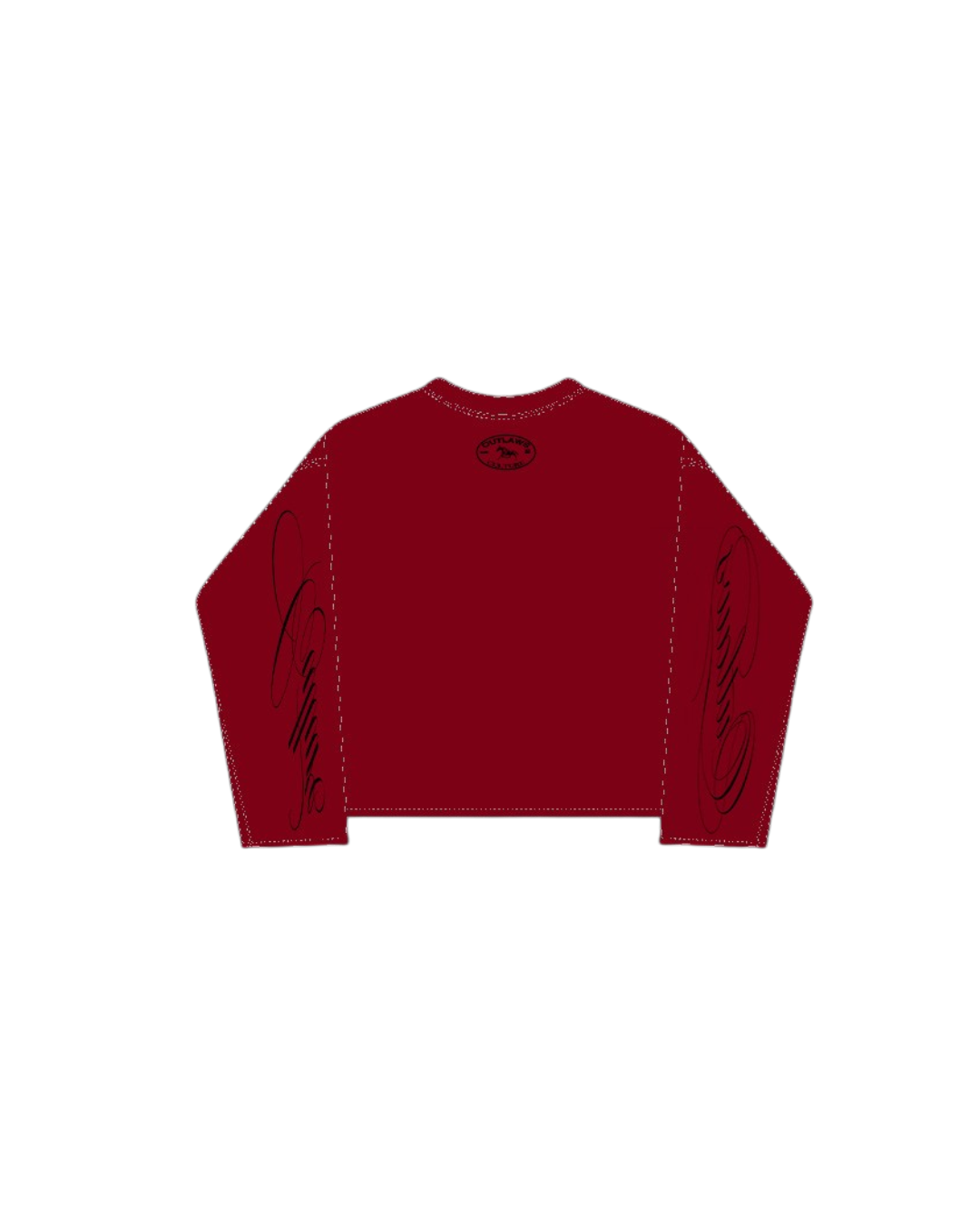 OUTLAWS CULT  Signature long sleeve Cherry Red