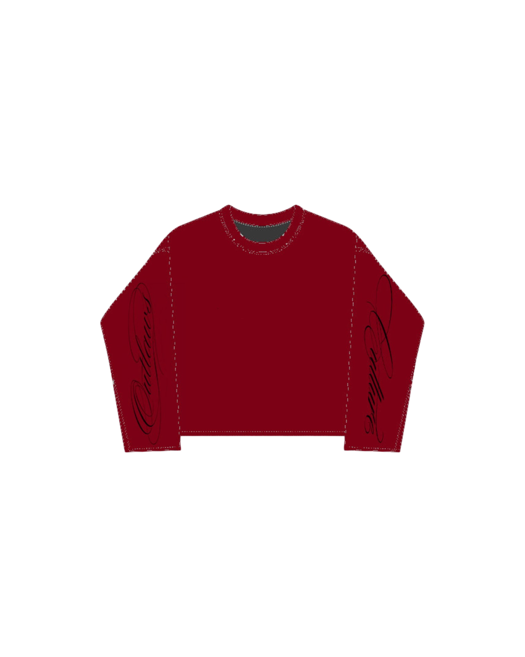 OUTLAWS CULT  Signature long sleeve Cherry Red