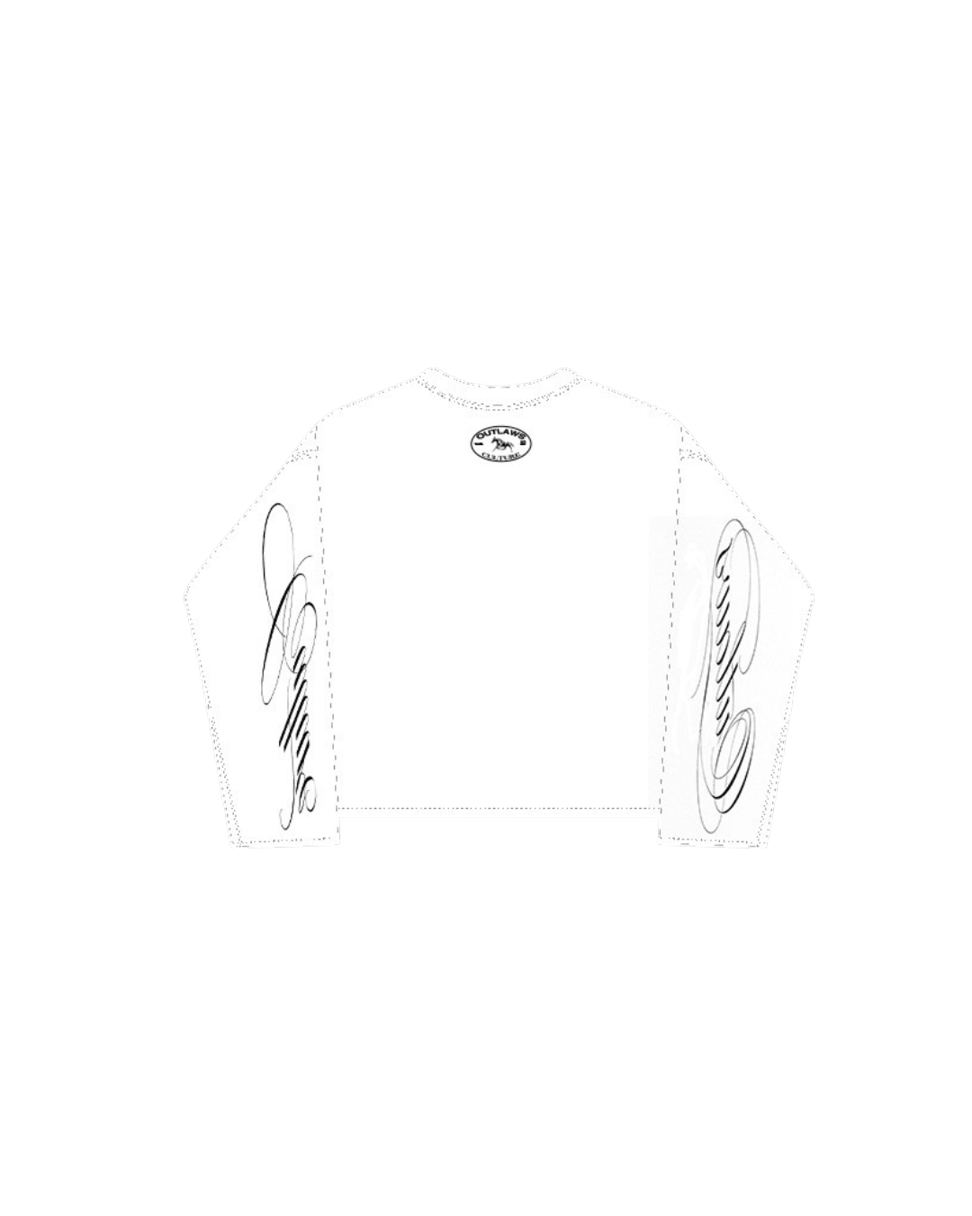OUTLAWS CULT  Signature long sleeve White