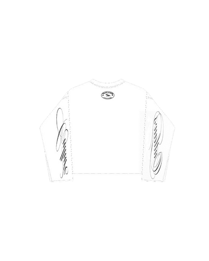 OUTLAWS CULT  Signature long sleeve White