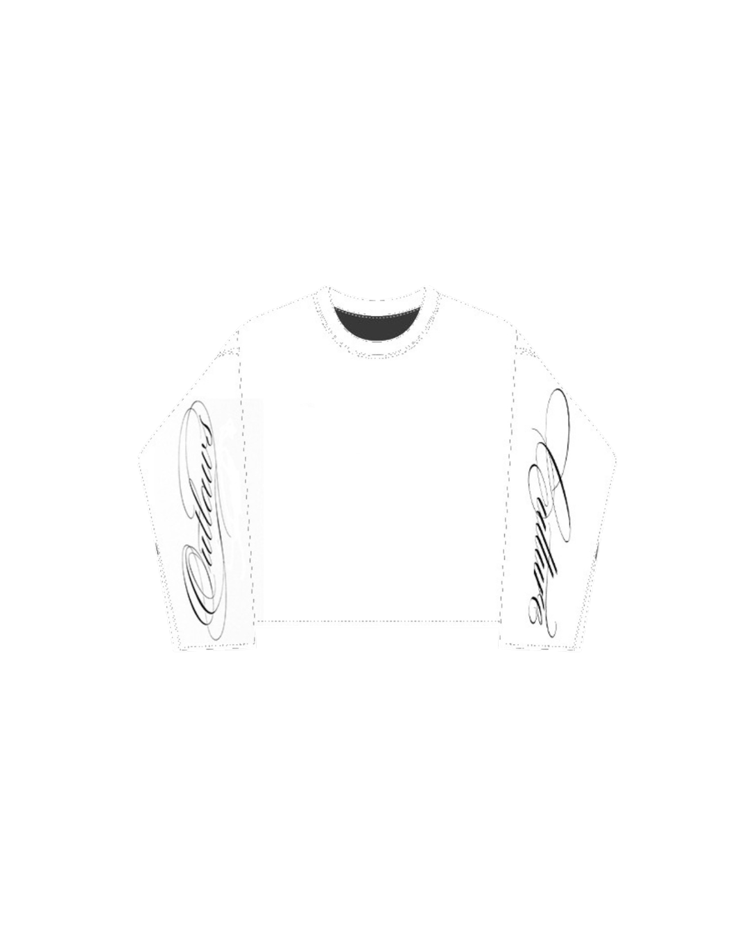 OUTLAWS CULT  Signature long sleeve White