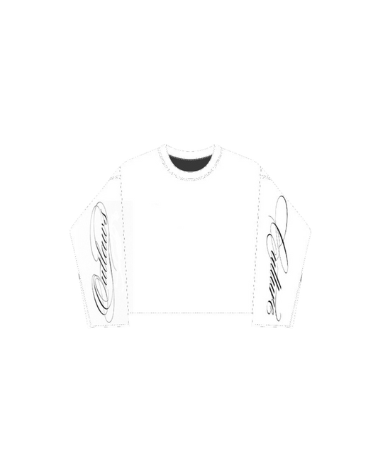 OUTLAWS CULT  Signature long sleeve White