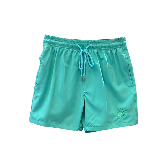 Vilebrequin Ronde Des Tortues Maxi Water Swim Shorts Green