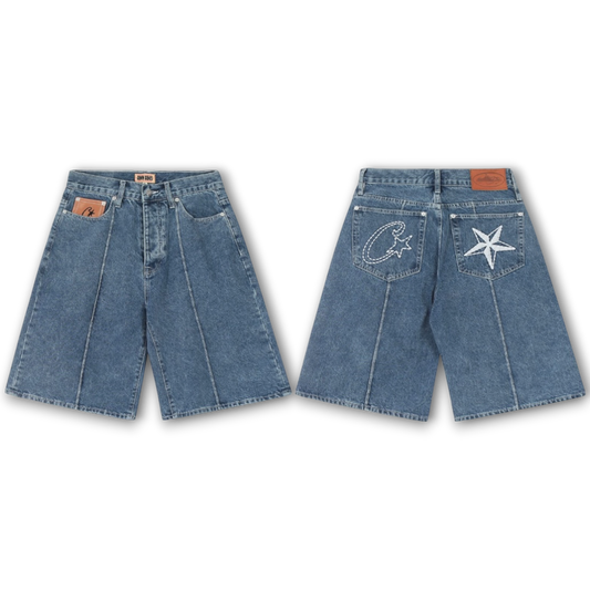 Corteiz C-Star Denim Shorts