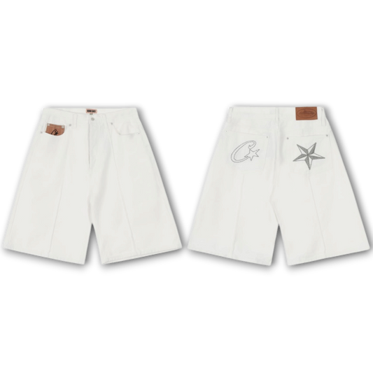 Corteiz C-Star Denim Shorts