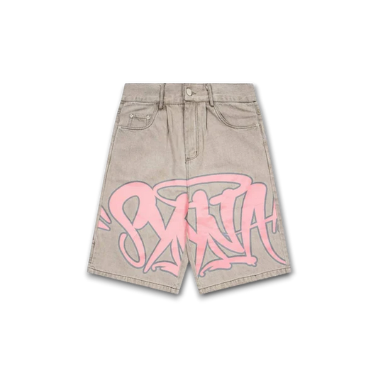 Syna World Syna Logo Denim Shorts