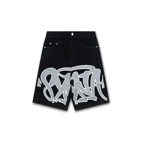 Syna World Syna Logo Denim Shorts