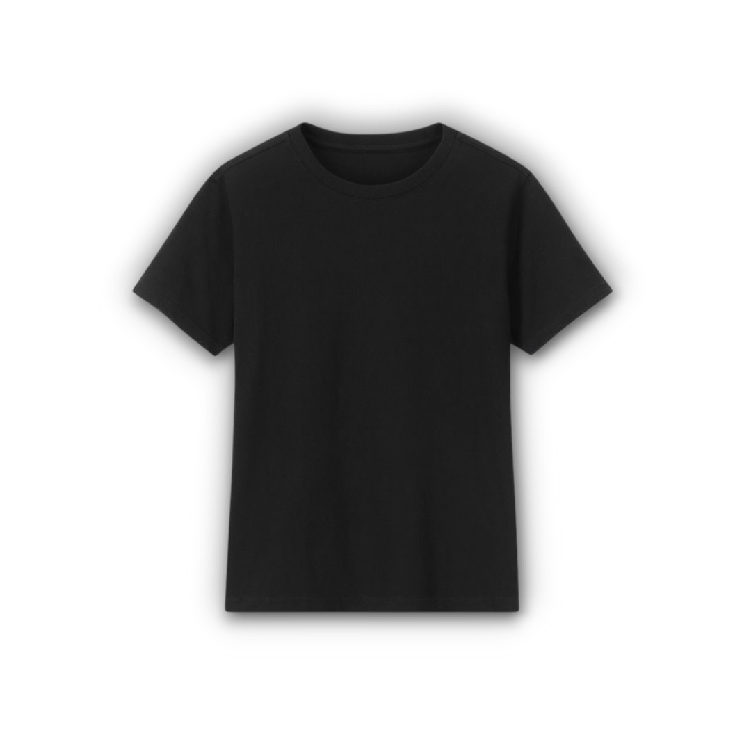 CAGE Basics Plain Black T-shirt