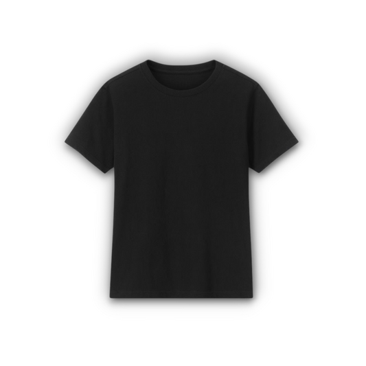CAGE Basics Plain Black T-shirt