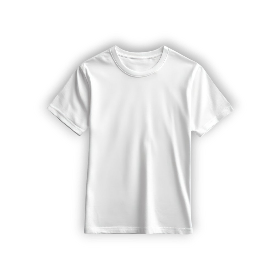 CAGE Basics Plain white T-shirt