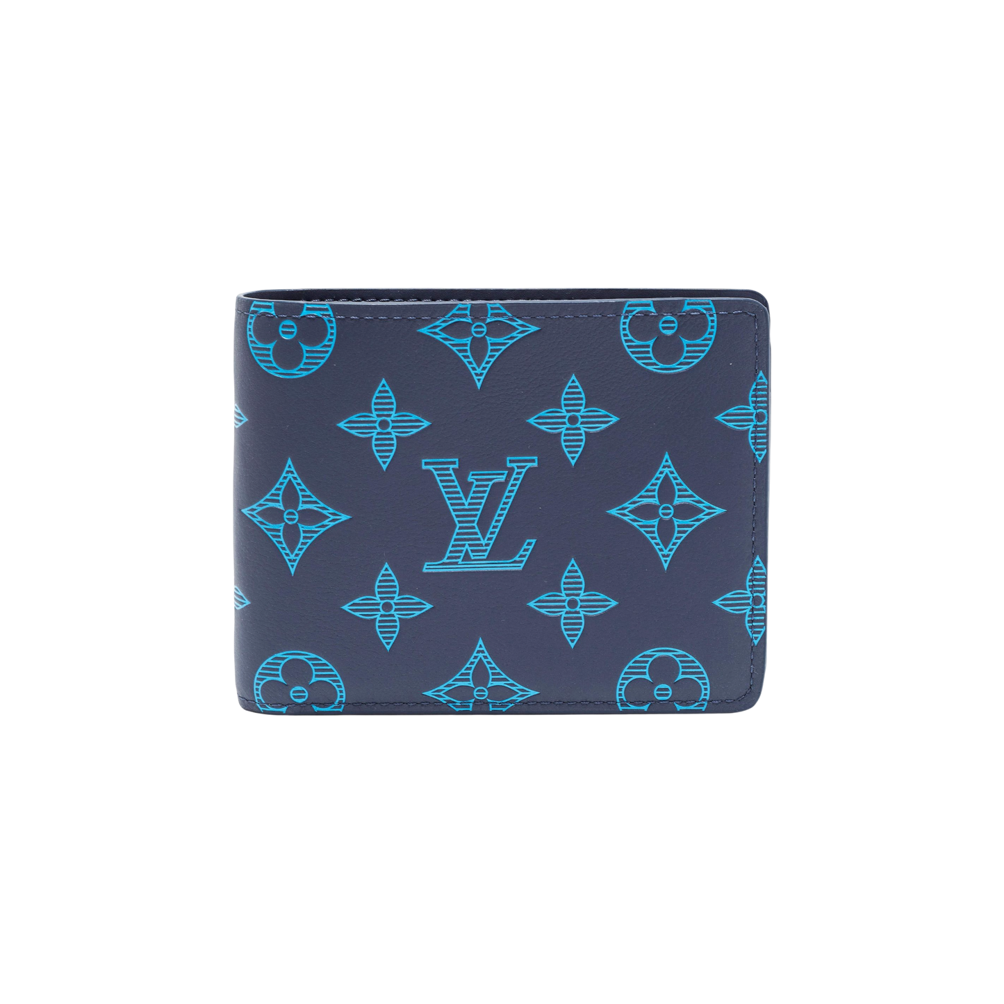 Louis Vuitton Navy River Blue Monogram Wallet