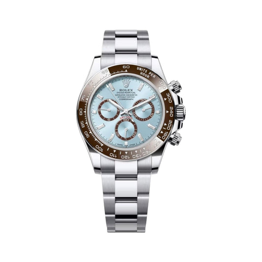ROLEX Daytona 126506-0001 Chestnut Bezel Ice Blue Dial Platinum