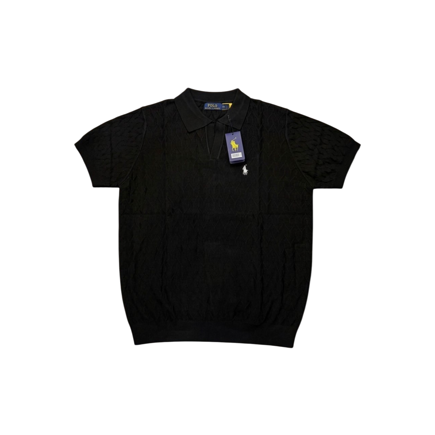 Polo Ralph Lauren Cropped cable-knit Polo Shirt